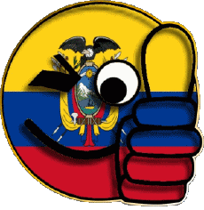 Banderas América Colombia Smiley - OK 