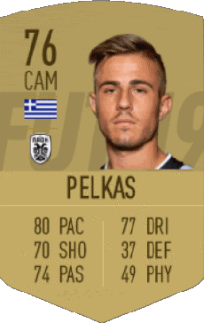 Multimedia Videogiochi F I F A - Giocatori carte Grecia Dimitrios Pelkas 