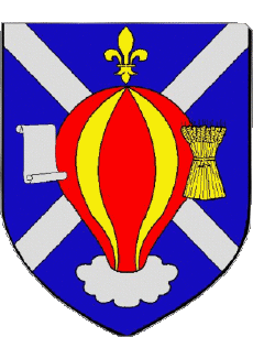 Blasone-Bandiere Francia Dipartimenti - Città 07 DAVEZIEUX 