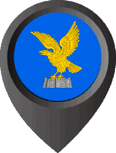 Fahnen Europa Italien Friuli-Venezia Giulia Standort-Pin 