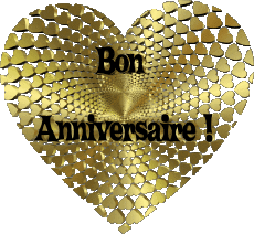Mensajes Francés Bon Anniversaire Coeur 011 