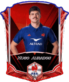 Sport Rugby - Spieler Frankreich Team 2025 Hugo Auradou 