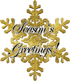 Messages Anglais Season's Greetings Serie 19 
