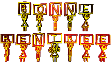 Messages French Bonne Rentrée Transparent Background 10 