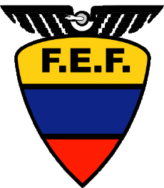 Logo-Sports FootBall Equipes Nationales - Ligues - Fédération Amériques Equateur Logo