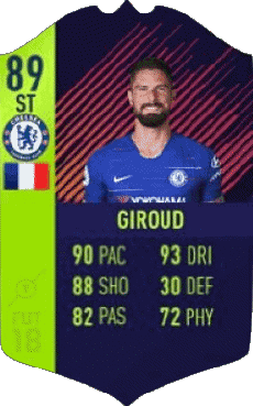 Multimedia Videogiochi F I F A - Giocatori carte Francia Olivier Giroud 