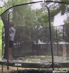 Humor - Fun Deportes Trampolín Afuera Fail 