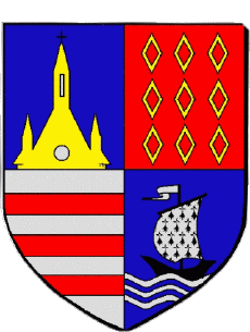 Blason-Drapeaux France Départements - Villes 56 GUIDEL Blason