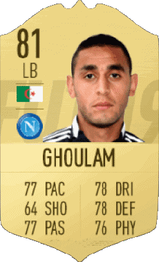 Multi Média Jeux Vidéo F I F A - Joueurs Cartes Algérie Faouzi Ghoulam 