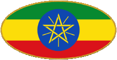 Flags Africa Ethiopia Oval 01 