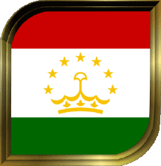 Flags Asia Tajikistan Square 