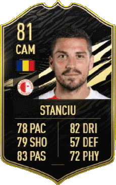 Multimedia Vídeo Juegos F I F A - Jugadores  cartas Rumania Nicolae Stanciu 