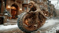 Umorismo -  Fun A.I Miscela Epic Steampunk Vehicule 