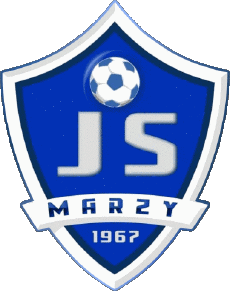 Sports FootBall Club France Logo Bourgogne - Franche-Comté 58 - Nièvre JS Marzy 