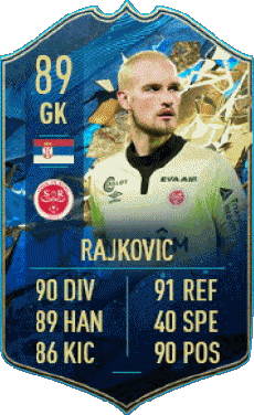 Multi Média Jeux Vidéo F I F A - Joueurs Cartes Serbie Predrag Rajkovic 