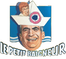 Multi Média Cinéma - France Louis de Funès Le petit baigneur - Logo 