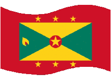 Flags America Grenada islands Rectangle 