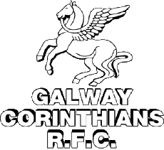Sports Rugby Club Logo Irlande Galway Corinthians RFC 