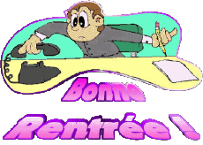 Messages Français Bonne Rentrée Fond Transparent 08 