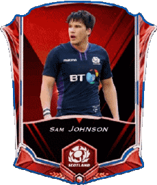 Deportes Rugby - Jugadores Escocia Equipo 2022 Sam Johnson 