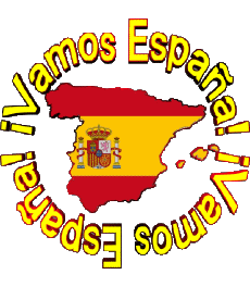 Nachrichten Spanisch Vamos España Bandera 