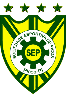 Sports Soccer Club America Logo Brazil Piauí Sociedade Esportiva Picos 