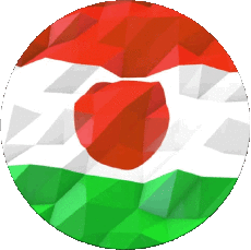 Bandiere Africa Niger Tondo 