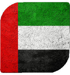 Flags Asia United Arab Emirates Square 