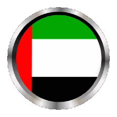 Bandiere Asia Emirati Arabi Uniti Rotondo - Anelli 
