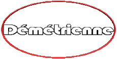 Nombre FEMENINO - Francia D Démétrienne 