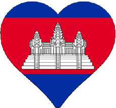 Bandiere Asia Cambogia Vario 