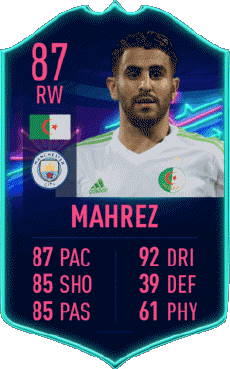 Multi Media Video Games F I F A - Card Players Algeria Riyad Mahrez 