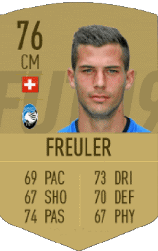 Videogiochi F I F A - Giocatori carte Svizzera Remo Freuler 