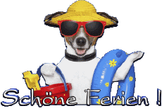 Messages Allemand Schöne Ferien Fond Transparent 03 