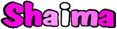 Vorname WEIBLICH - Maghreb Muslim S Shaima 