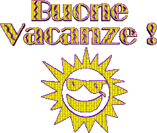 Messages Italian Buone Vacanze Transparent Background 04 