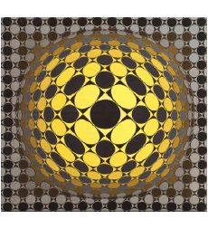 Humor -  Fun Künstler Maler Victor Vasarely 