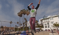 Humor -  Fun PEOPLE Tightrope Fun Win 