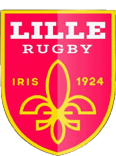 Sport Rugby Club Frankreich Logo Dept 59 Lille RC - Iris 1924 