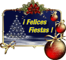 Prénoms - Messages Messages - Espagnol Felices Fiestas Serie 09 