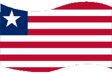 Flags Africa Liberia Rectangle 