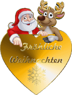 Messagi Tedesco Fröhliche  Weihnachten Serie 06 