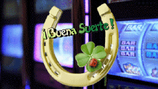Messages Spanish Buena Suerte Animated Background 002 