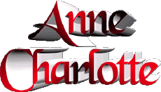 Vorname WEIBLICH - Frankreich A Zusammengesetzter Anne Charlotte 