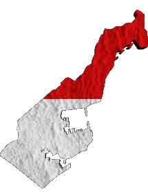 Banderas Europa Mónaco Mapa 