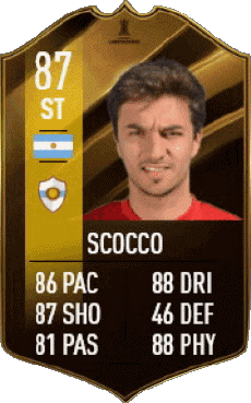 Multimedia Vídeo Juegos F I F A - Jugadores  cartas Argentina Ignacio Scocco 