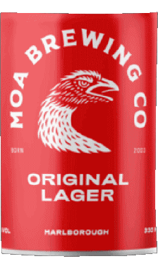 Original Lager-Bebidas Cervezas Nueva Zelanda Moa 