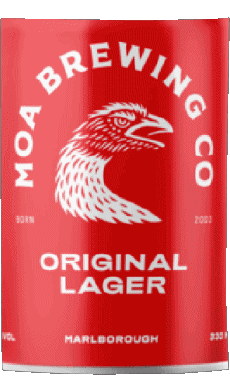 Original Lager-Bevande Birre Nuova Zelanda Moa Original Lager