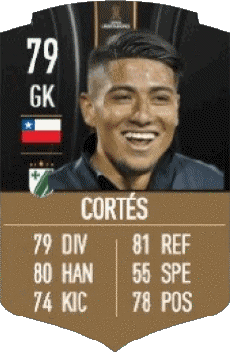 Multimedia Vídeo Juegos F I F A - Jugadores  cartas Chile Brayan Cortés 
