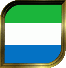 Bandiere Africa Sierra Leone Quadrato 